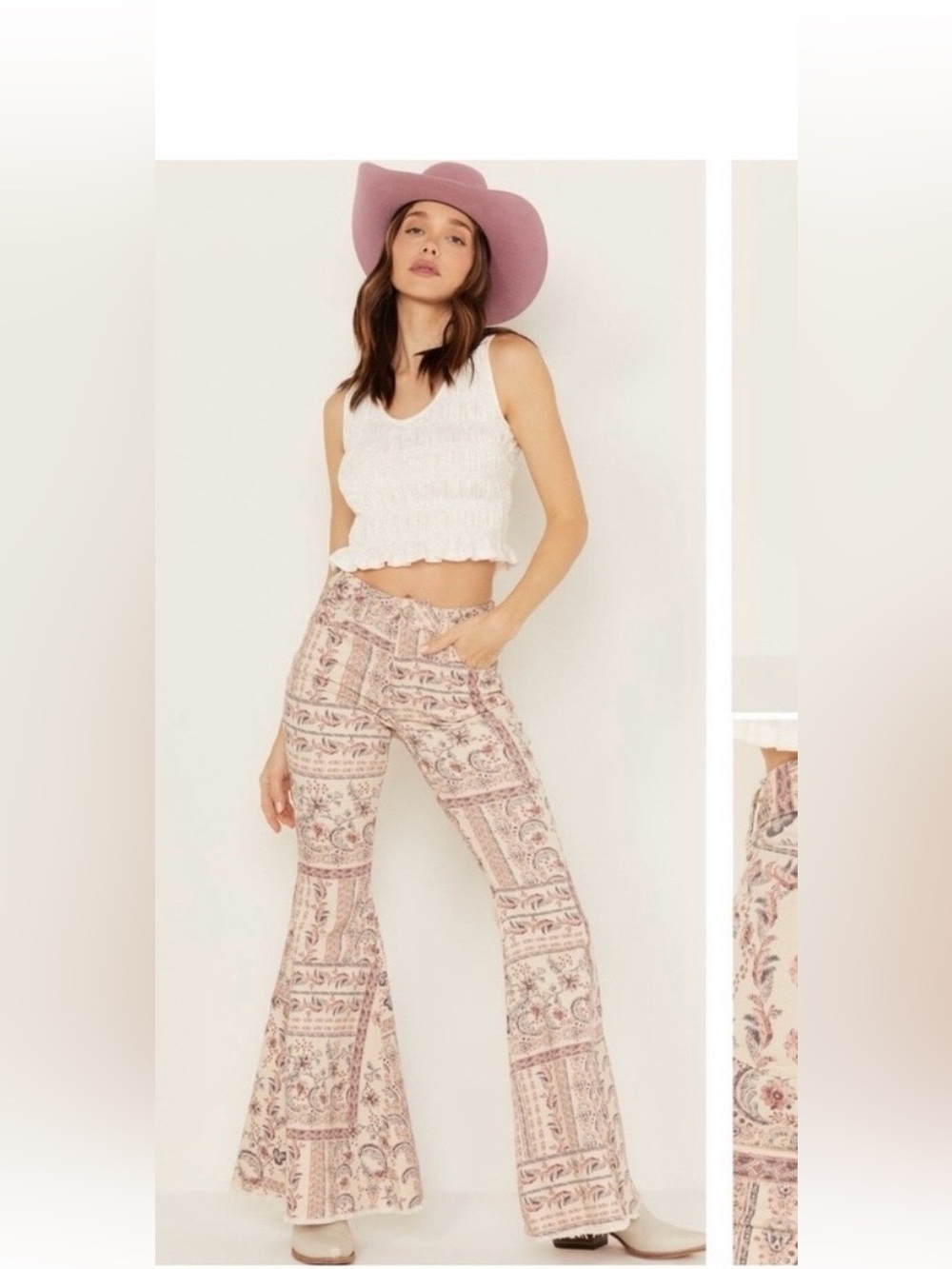 Shyanne Western Bohemian Fit and Flair Denim Jeans